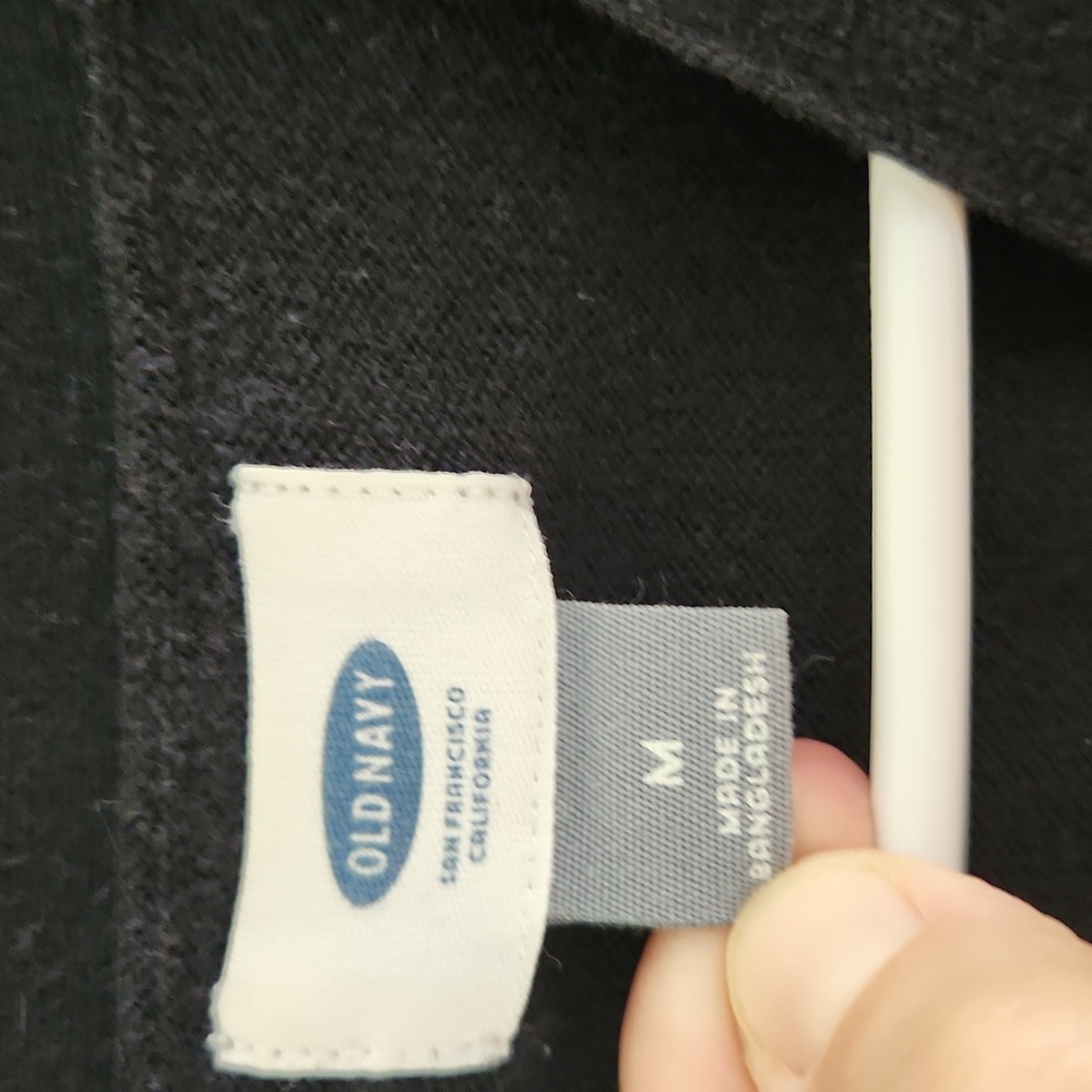 Old Navy Black Cardigan Sweater - Picture 2 of 3